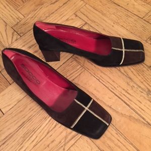 Sacco Comfort black & brown suede, made in Italy